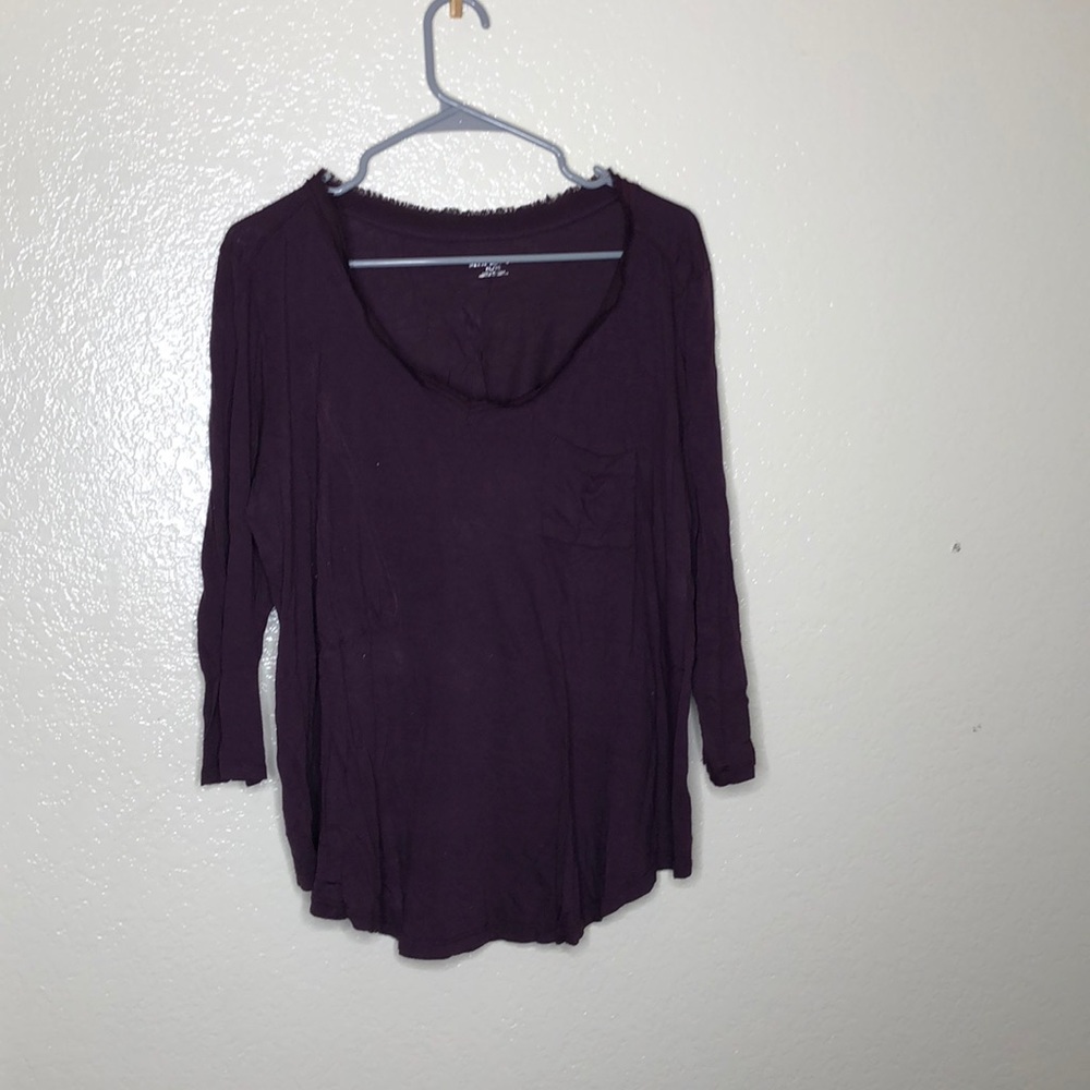 Plum blouse